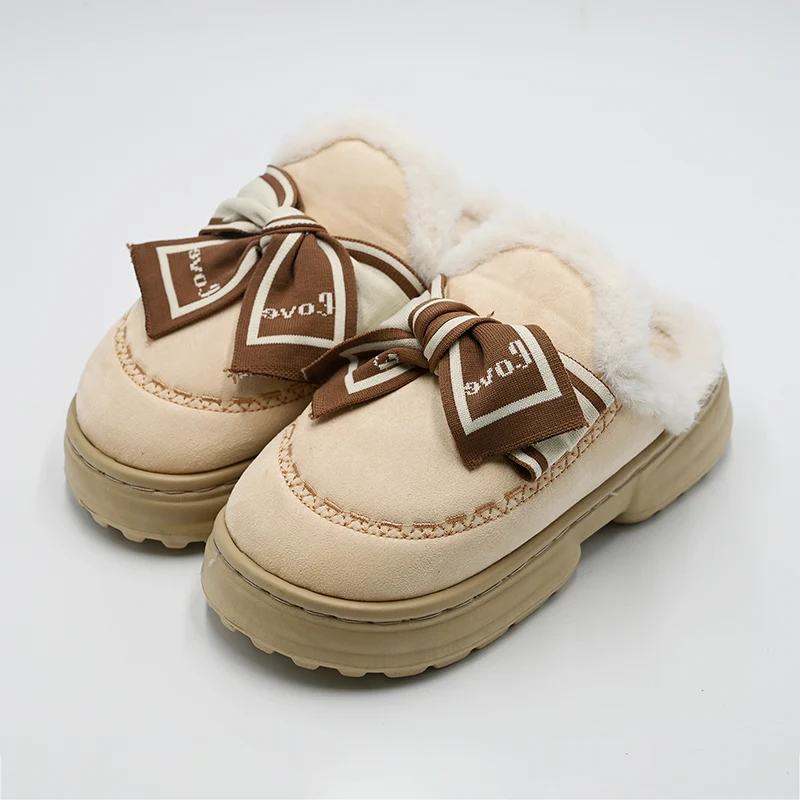 Bow Knot Slippers cadáis tiubh