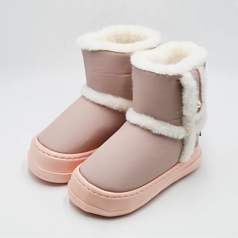 Buataisí sneachta ard plush
